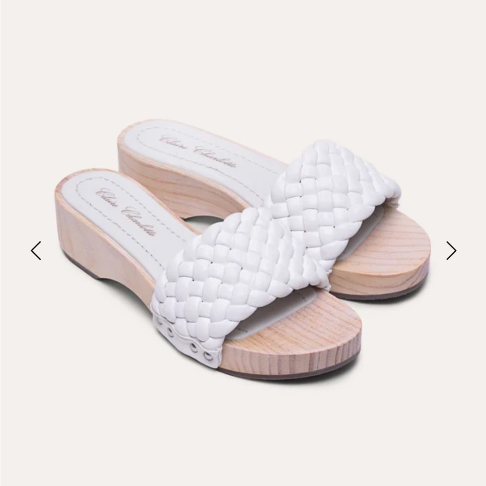 Claire Charlotte Azalea Mules Sandals Slides Shoes Braided